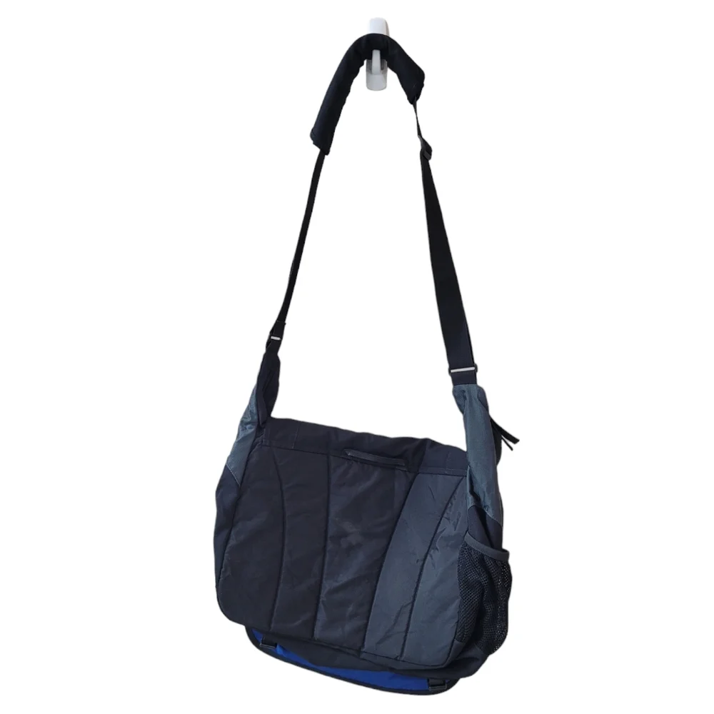 JANSPORT Black Grey Blue Messenger Bag One Size